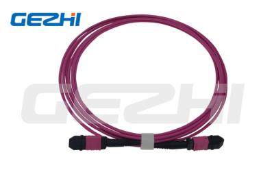 중국 12 Fiber LC 듀플렉스 (x6) MTP (MPO) 케이블 MPO OM4 패치 코드 판매용