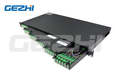 China 144 Core 1U Rack Mount MPO-LC/APC Single Mode Fiber ODF Optical Fiber Distribution Frame for sale
