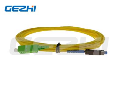 China Simplex Singlemode/Multimode MU To SC Patch Cord Simplex Fiber Optic Patch Cable for sale