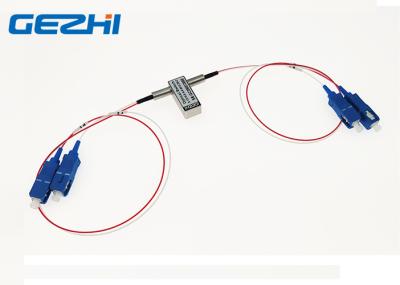 China 2x2B Bypass Mechanical Fiber Optical Switch,850/1260-1650nm fiber optic switch for sale