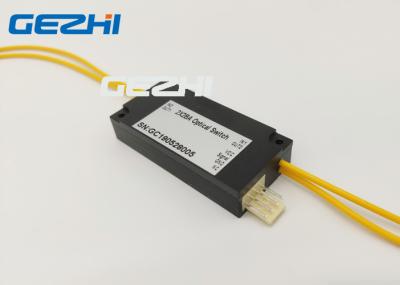 China Single Mode Non Latching 1550nm 2x2 Fiber Optic Bypass Switch for sale
