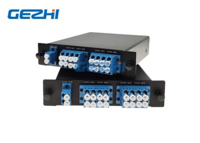 China 1x8 CWDM Fiber Optical Multiplexer Demultiplexer System for sale