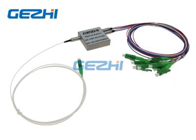 China 1650nm Mechanical Non Latched 1x8 Fiber Optical Switches for sale