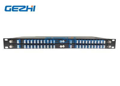 China LC UPC 8CH 100Ghz DWDM Mux Demux 4slot Rack Chassis for sale