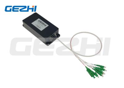 China interruptor ótico 500mW FSW-1x8-SM de 1260~1650nm 1x8 com relação RS232 à venda
