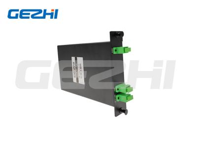 China SC APC LGX Cassette FTTH Filter WDM 1550nm Wdm Fiber Optic Multiplexer for sale