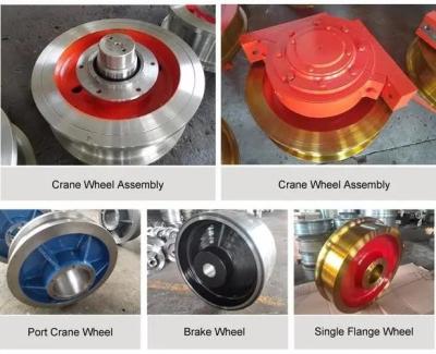 China Het Blok van staalcrane shaft cast ld wheel voor Luchtkraan wordt geplaatst die Te koop