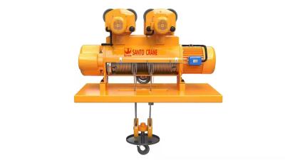 China 6m~20m 1 2 3 5 Ton Electric Wire Rope Hoist 220V 380V High Efficiency for sale