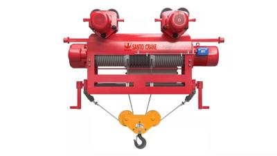 China CD1/MD1 Type Light Duty 5 Ton Electric Wire Rope Hoist For Construction for sale