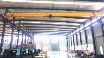中国 10ton 22m Span Indoor European Single Girder  Bridge Crane Energy Efficient 販売のため