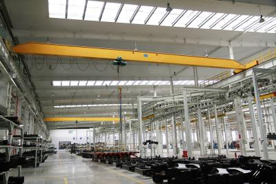 China OEM 5 ton single beam overhead kraan 13-31.5M Span Overhead Hoist Te koop