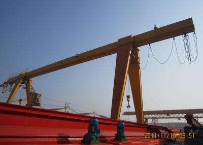 China Alta utilización de sitio Rate Single Beam Gantry Crane 20t para Warehouse en venta