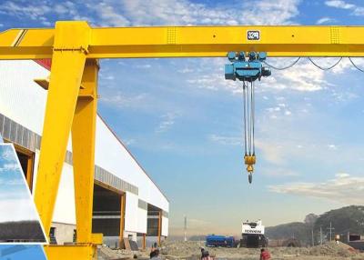 China 7M-40M Span Truss Beam Single Girder Gantry Crane 10 Ton For Cement Plant for sale