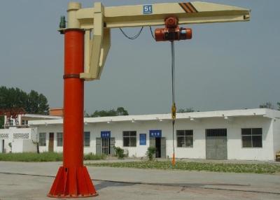 China Floor Mounted 5 Ton Jib Crane 360 Rotating With Electric Hoist for sale