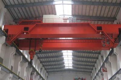 China Q235B Q345C 32Ton Bridge Crane Workshop Double Girder Overhead Traveling Crane for sale