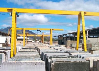 China 16T Single Beam Cantilever Gantry Crane Used In Yard Marble Granite Stone Fantory for sale