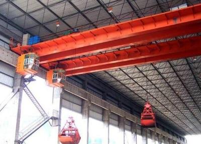 China ISO CE Red A5-A8 Double Girder Bridge Crane For Manufacturing Plant for sale