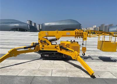 China Lightweight 5.07m-16m Radius Small Spider Crane For Narrow Spaces for sale