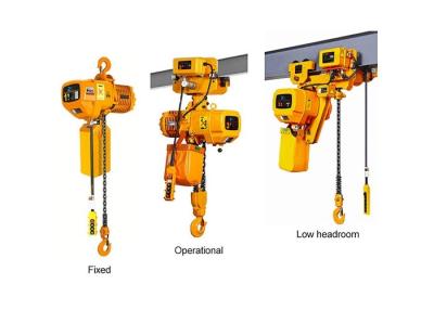 China Small Light Weight 0.1 Ton To 6 Ton Chain Hoist 3m To 120m Lifting Height for sale