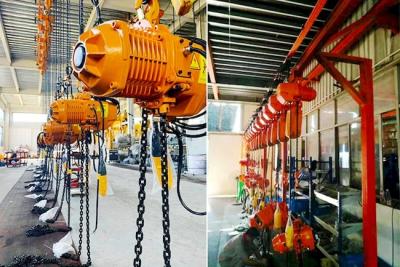 China CE ISO Industrial 220-690V 2 Ton Electric Chain Hoist With Trolley for sale