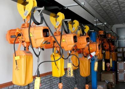China ISO CE 0.5T-50T HHBB Electric Chain Hoist With Motorized Trolley for sale
