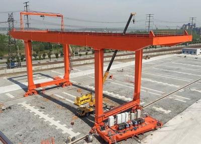 China RMG Rubber Tyre Rail Mounted Container Gantry Crane 40T Material Handling Crane for sale