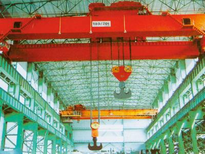China ODM Frequency Control 30-70m/Min Steel Mill Crane Double Girder for sale