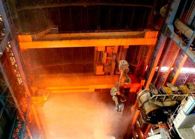 China Lightweight 200/50 Ton Double Beam Crane Heat Resistant Metallurgy Steel Plant Crane for sale
