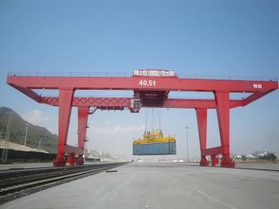 China Port RMG Double Girder Gantry Crane For 40ft Container for sale