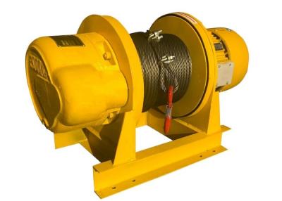China ISO Low Noise Light Duty Small Electric Winch With Electromagnetic Brake for sale