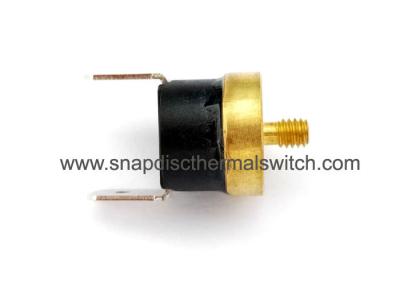 China Industrial Head Snap Switch Thermostat Round Copper Bimetal Thermal Snap Switch for sale