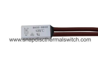 China 125 Deg C BK05-BB1D Thermal Cutoff Switch , Bimetal Temperature Switch for sale
