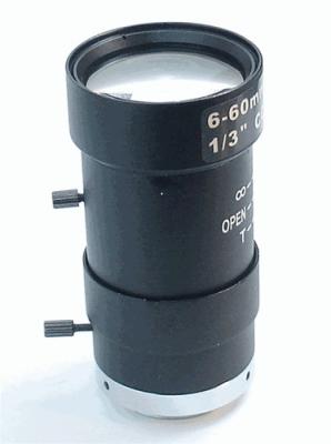 China offer 6-60mm manual telephoto lens 1/3