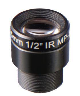 China 1/2 inch F2.4 25mm m12 cctv board lens for surveillance camera for sale