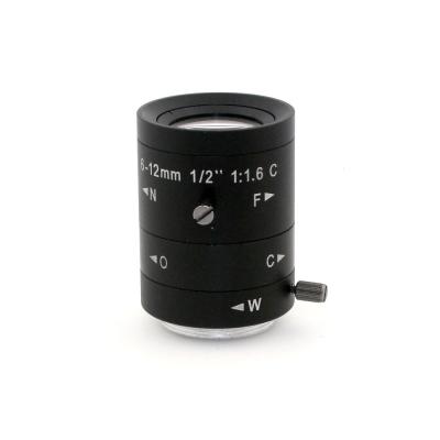 China C Mount HD Industrial Lens 3.0MP 6-12mm Vari - Focal Manual Iris For CCTV Camera for sale