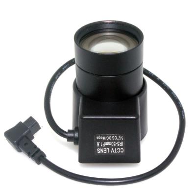 China Industrial  DC Auto Iris Lens Manual Zoom F1.6 Megapixel Varifocal Lens for sale