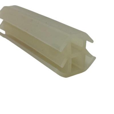 China Banda de goma de sellado de tipo T transparente personalizada para la ranura de tarjeta del panel solar fotovoltaico en venta