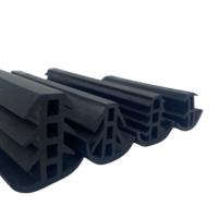 Quality Weathering Resistance Custom T-shape EPDM Extrusion Rubber Seal Strip for Solar for sale