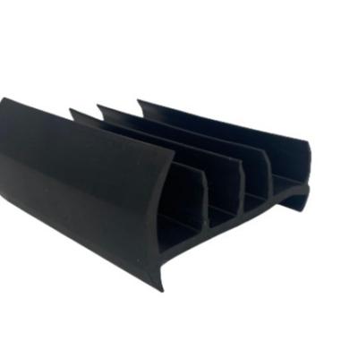 China Craft Black T Shape Weather Strip Rubber Seal for Container Back Door Extruded in Black for sale