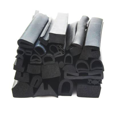 China EPDM Black Car Door Sealing Rubber Strip with Custom Service and Corrosion Resistance for sale