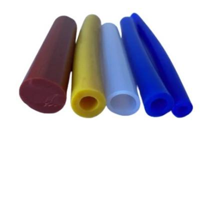 China Medical Food Grade Pipe Tube with Customized Colors Silicone Rubber Extrusion Profile for sale