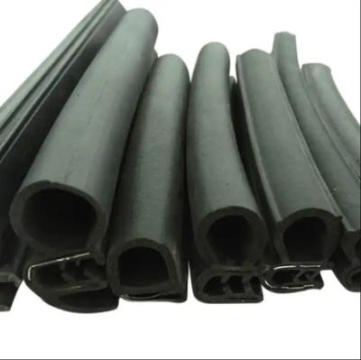 China 65±5 Hardness Custom Silicone Rubber Door Seal Strips for Dustproof Insectproof Soundproof for sale