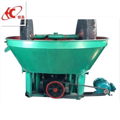 China Copper/Gold/Iron Factory Supply Wet Pan Grinding Grinding Mill For Selected Gold for sale