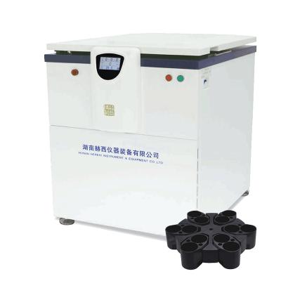China 6KW Laboratory Centrifuge Machine 6x2400ml Large Capacity Refrigerated Centrifuge for sale
