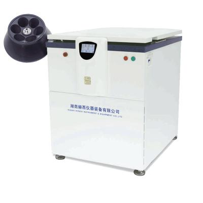 China capacidade refrigerada de baixa velocidade 6x1000ml 4KW da máquina do centrifugador 6000rpm grande à venda