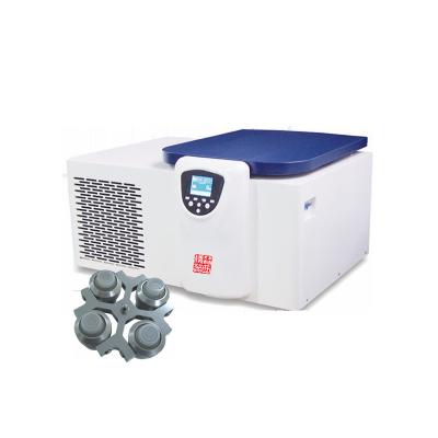 China AC220V 50Hz Low Speed Centrifuge Machine Table Top Large Capacity 4x500ml for sale