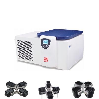 China 1.8KW Refrigerated Table Top Centrifuge 20 Program With Single Chip Microcomputer for sale