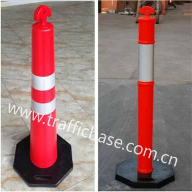 China High Quality 100% Recycled Rubber 12lb Traffic Base with Handle for Traffic Cone for sale