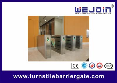 China DC 24V  Metro Flap Barrier Gate Controlled Access Control Turnstile Gate for sale