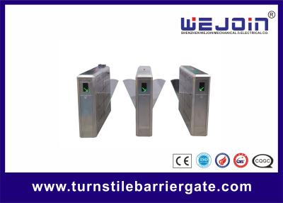 China DC 12V Motor Flap Gate Barrier , Turnstile Access Control System With LED Light for sale